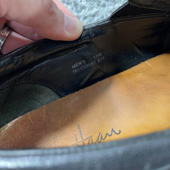 Cole Haan Shoes Mens 11 W Brown Leather Loafer Comfort Tucker Venetian Slip On - Picture 13 of 13
